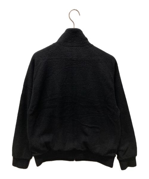 COMOLI（コモリ）COMOLI (コモリ) ウールフリース ジップアップジャケット ブラック サイズ:2の古着・服飾アイテム