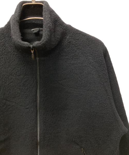 COMOLI（コモリ）COMOLI (コモリ) ウールフリース ジップアップジャケット ブラック サイズ:2の古着・服飾アイテム