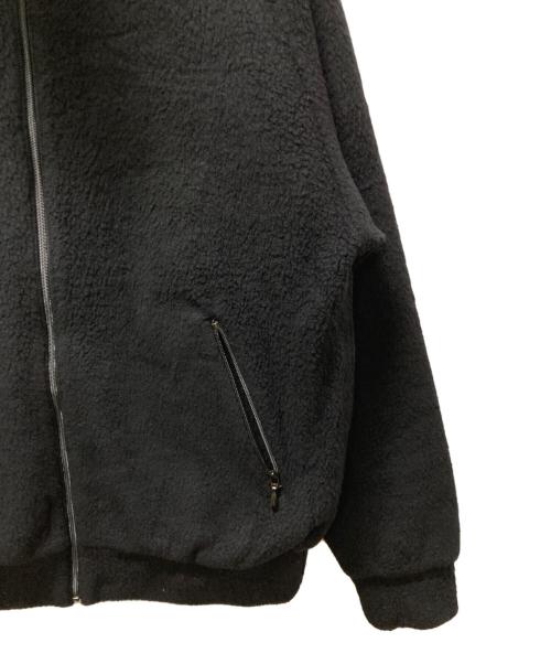 COMOLI（コモリ）COMOLI (コモリ) ウールフリース ジップアップジャケット ブラック サイズ:2の古着・服飾アイテム