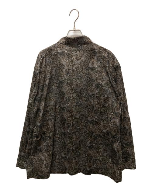 Engineered Garments（エンジニアド ガーメンツ）Engineered Garments (エンジニアド ガーメンツ) ペイズリー柄ジャケット グレー×ブラウン サイズ:Sの古着・服飾アイテム