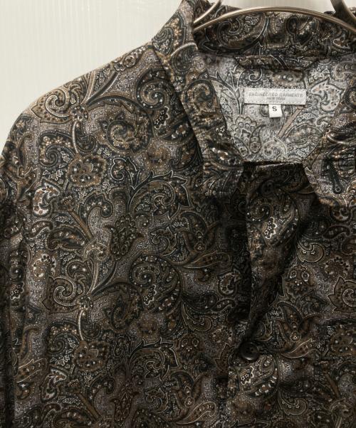 Engineered Garments（エンジニアド ガーメンツ）Engineered Garments (エンジニアド ガーメンツ) ペイズリー柄ジャケット グレー×ブラウン サイズ:Sの古着・服飾アイテム