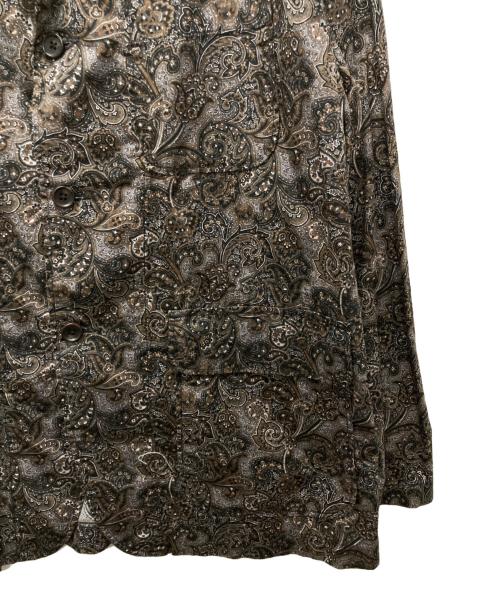 Engineered Garments（エンジニアド ガーメンツ）Engineered Garments (エンジニアド ガーメンツ) ペイズリー柄ジャケット グレー×ブラウン サイズ:Sの古着・服飾アイテム