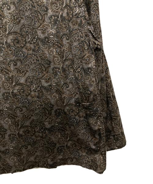 Engineered Garments（エンジニアド ガーメンツ）Engineered Garments (エンジニアド ガーメンツ) ペイズリー柄ジャケット グレー×ブラウン サイズ:Sの古着・服飾アイテム