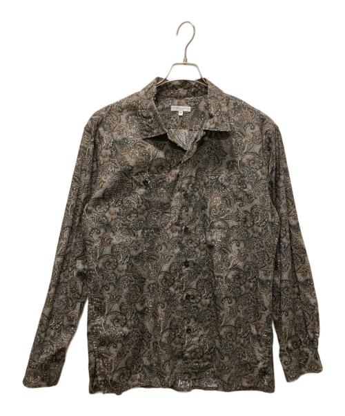 Engineered Garments（エンジニアド ガーメンツ）Engineered Garments (エンジニアド ガーメンツ) ペイズリー柄シャツ グレー×ブラウン サイズ:Mの古着・服飾アイテム