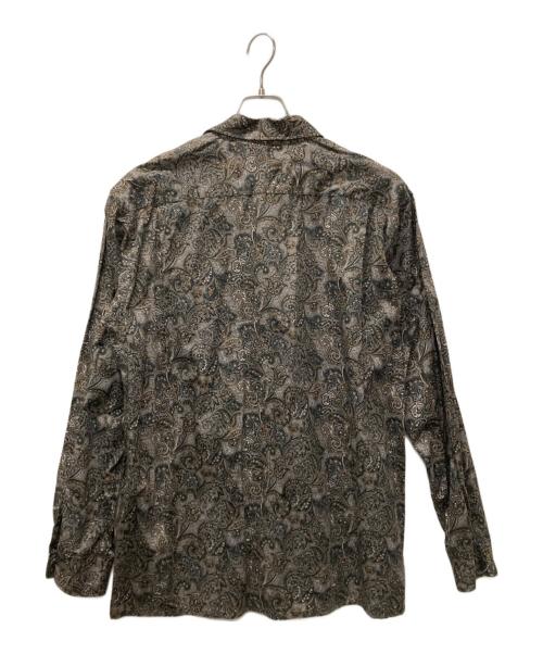 Engineered Garments（エンジニアド ガーメンツ）Engineered Garments (エンジニアド ガーメンツ) ペイズリー柄シャツ グレー×ブラウン サイズ:Mの古着・服飾アイテム