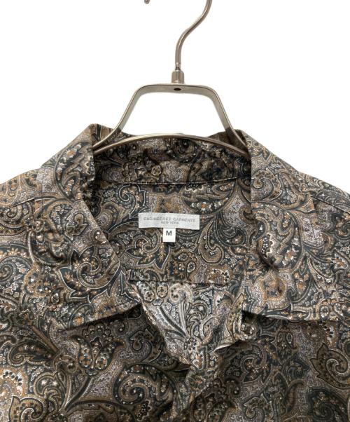 Engineered Garments（エンジニアド ガーメンツ）Engineered Garments (エンジニアド ガーメンツ) ペイズリー柄シャツ グレー×ブラウン サイズ:Mの古着・服飾アイテム