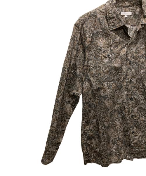 Engineered Garments（エンジニアド ガーメンツ）Engineered Garments (エンジニアド ガーメンツ) ペイズリー柄シャツ グレー×ブラウン サイズ:Mの古着・服飾アイテム