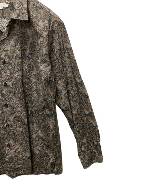 Engineered Garments（エンジニアド ガーメンツ）Engineered Garments (エンジニアド ガーメンツ) ペイズリー柄シャツ グレー×ブラウン サイズ:Mの古着・服飾アイテム