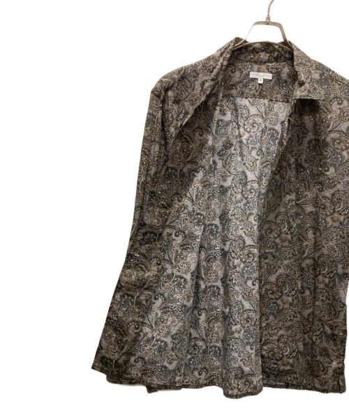 Engineered Garments（エンジニアド ガーメンツ）Engineered Garments (エンジニアド ガーメンツ) ペイズリー柄シャツ グレー×ブラウン サイズ:Mの古着・服飾アイテム