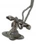 Vivienne Westwood (ヴィヴィアンウエストウッド) リボンオーブネックレス シルバー：10000円