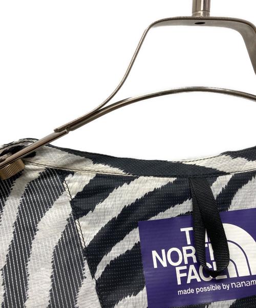 THE NORTHFACE PURPLELABEL（ザ・ノースフェイス パープルレーベル）THE NORTHFACE PURPLELABEL (ザ・ノースフェイス パープルレーベル) PERTEX Zebra Print Mountain Wind Parka ホワイト×ブラック サイズ:Mの古着・服飾アイテム