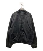 RUFFO×COLUMNルッフォ×コラム）の古着「ナイロンレザー切替ジャケット」｜ブラック
