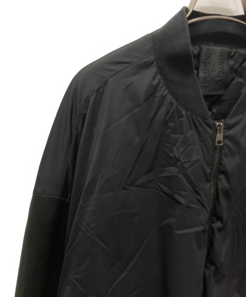 RUFFO（ルッフォ）RUFFO (ルッフォ) COLUMN (コラム) ナイロンレザー切替ジャケット ブラック サイズ:Lの古着・服飾アイテム