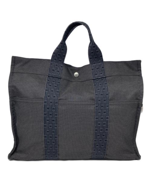HERMES（エルメス）HERMES (エルメス) エールラインMMトートバッグ グレーの古着・服飾アイテム