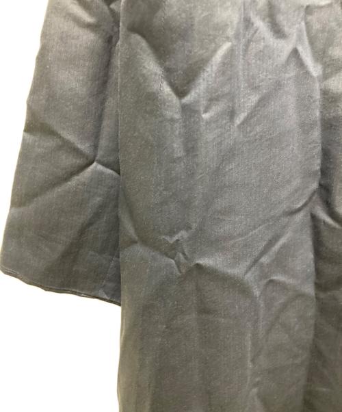 DRAWER（ドゥロワー）Drawer (ドゥロワー) コットンシルクチェスターコート ネイビー サイズ:36の古着・服飾アイテム
