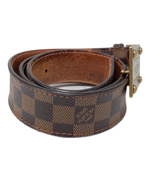 LOUIS VUITTON（ルイ ヴィトン）LOUIS VUITTON (ルイ ヴィトン) サンチュール・アンヴァントゥール ブラウンの古着・服飾アイテム