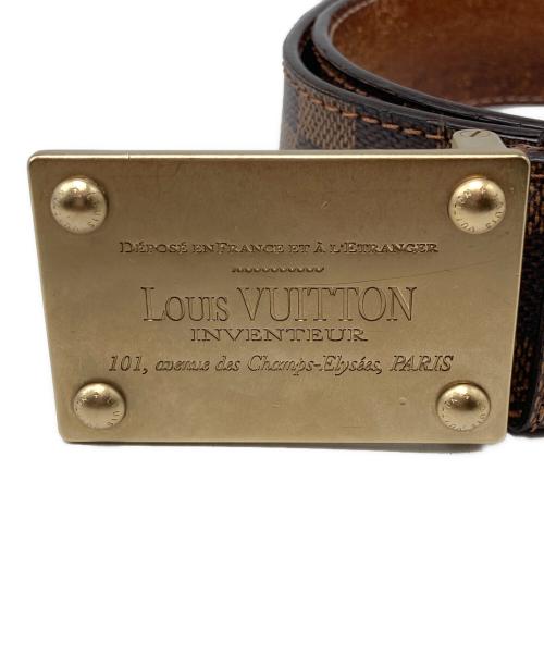 LOUIS VUITTON（ルイ ヴィトン）LOUIS VUITTON (ルイ ヴィトン) サンチュール・アンヴァントゥール ブラウンの古着・服飾アイテム