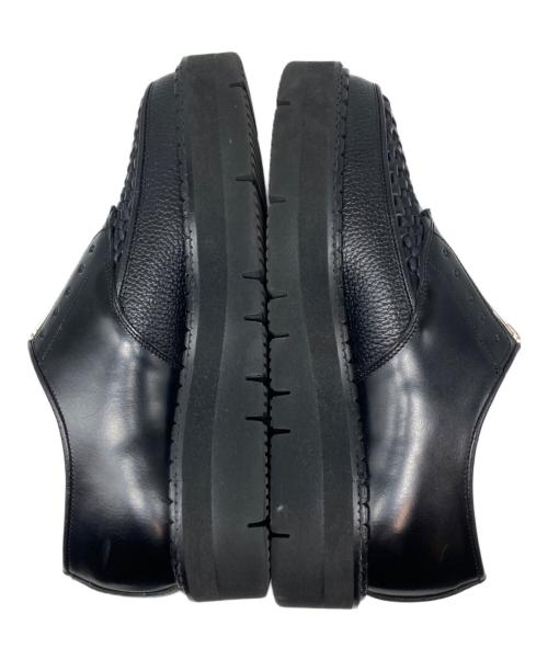 foot the coacher（フットザコーチャー）foot the coacher (フットザコーチャー) CHAOS FRONT ZIP / カオス フロント ジップ ブラック サイズ:7の古着・服飾アイテム