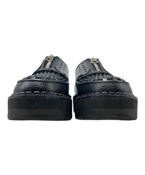 foot the coacher（フットザコーチャー）foot the coacher (フットザコーチャー) CHAOS FRONT ZIP / カオス フロント ジップ ブラック サイズ:7の古着・服飾アイテム