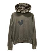 Roen×DISNEYロエン×ディズニー）の古着「ミッキープリントプルオーバーパーカー」｜グレー