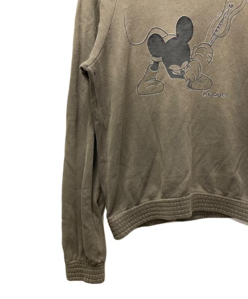 Roen（ロエン）Roen (ロエン) Disney (ディズニー) ミッキープリントプルオーバーパーカー グレー サイズ:46の古着・服飾アイテム