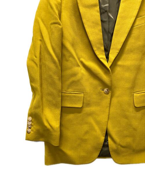 DRIES VAN NOTEN（ドリスヴァンノッテン）DRIES VAN NOTEN (ドリスヴァンノッテン) テーラードジャケット イエロー サイズ:38の古着・服飾アイテム