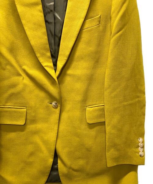 DRIES VAN NOTEN（ドリスヴァンノッテン）DRIES VAN NOTEN (ドリスヴァンノッテン) テーラードジャケット イエロー サイズ:38の古着・服飾アイテム