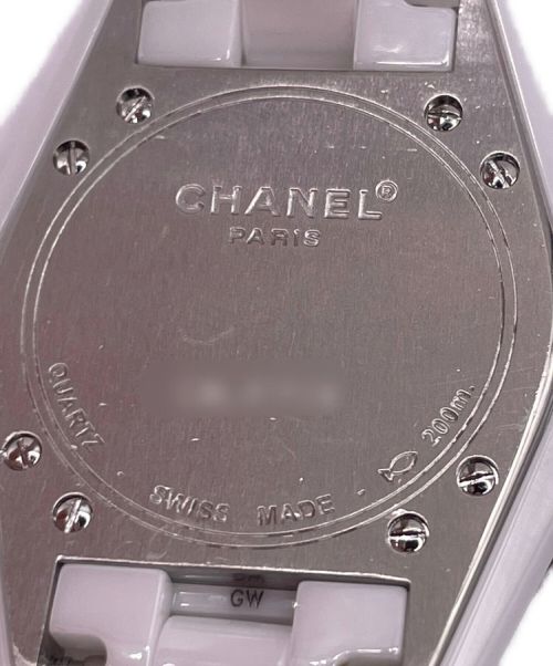 CHANEL（シャネル）CHANEL (シャネル) J12 12Pダイヤモンドデイト ホワイト サイズ:33mmの古着・服飾アイテム