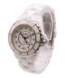 CHANEL (シャネル) J12 12Pダイヤモンドデイト ホワイト サイズ:33mm：298000円