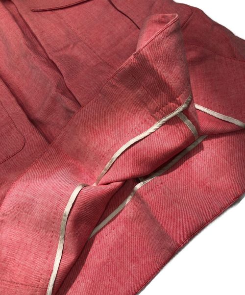 CARVEN（カルヴェン）CARVEN (カルヴェン) A-line Skirt With Oversized Pockets ピンク サイズ:34の古着・服飾アイテム