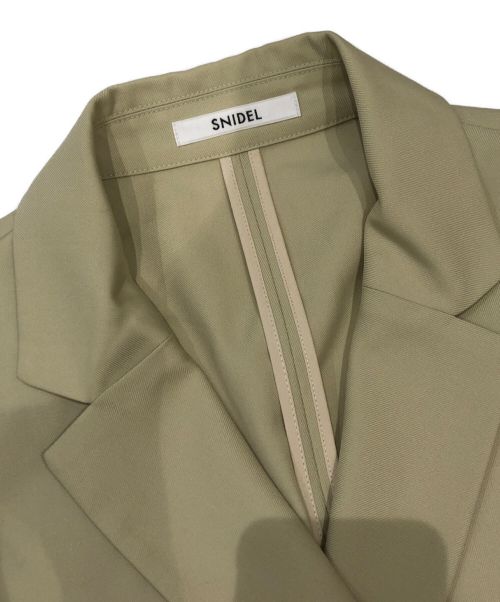 Snidel（スナイデル）Snidel (スナイデル) ジレ×チュールスカート SET UP オリーブ 未使用品の古着・服飾アイテム