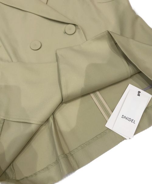 Snidel（スナイデル）Snidel (スナイデル) ジレ×チュールスカート SET UP オリーブ 未使用品の古着・服飾アイテム
