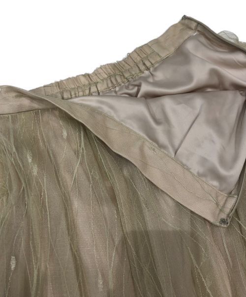 Snidel（スナイデル）Snidel (スナイデル) ジレ×チュールスカート SET UP オリーブ 未使用品の古着・服飾アイテム