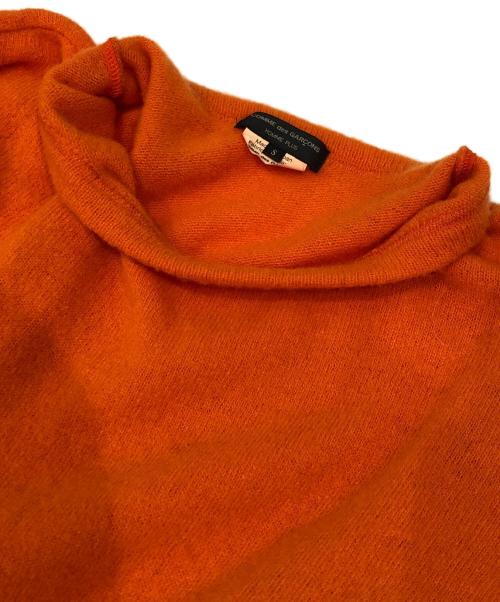 COMME des GARCONS HOMME PLUS（コムデギャルソンオムプリュス）COMME des GARCONS HOMME PLUS (コムデギャルソンオムプリュス) サイドスリットロングニット オレンジ サイズ:Sの古着・服飾アイテム