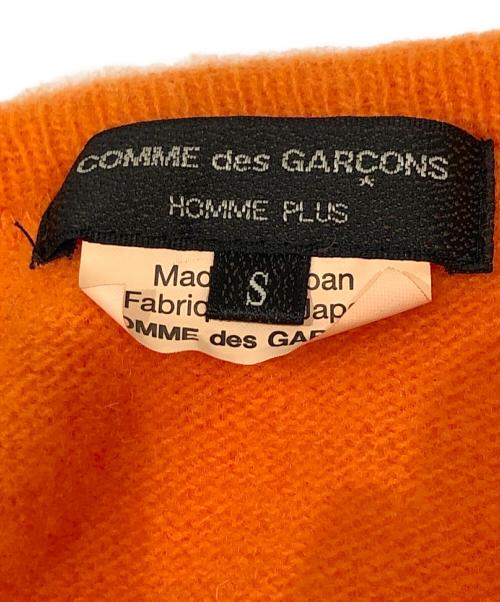 COMME des GARCONS HOMME PLUS（コムデギャルソンオムプリュス）COMME des GARCONS HOMME PLUS (コムデギャルソンオムプリュス) サイドスリットロングニット オレンジ サイズ:Sの古着・服飾アイテム