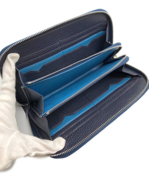 GALLERIANT（ガレリアント）GALLERIANT (ガレリアント) 長財布 ネイビーの古着・服飾アイテム