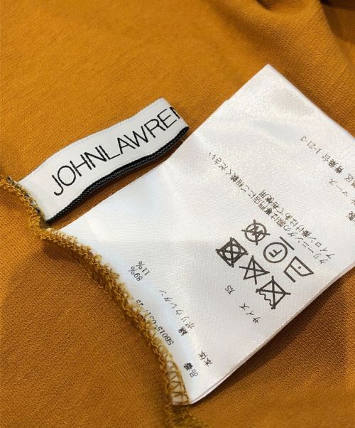 JOHN LAWRENCE SULLIVAN（ジョン ローレンス サリバン）JOHN LAWRENCE SULLIVAN (ジョンローレンスサリバン) deutsch mock neck top イエロー サイズ:XSの古着・服飾アイテム