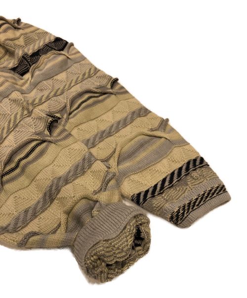 Bergati（Bergati）Bergati (Bergati) 3Dニット ベージュ サイズ:Lの古着・服飾アイテム