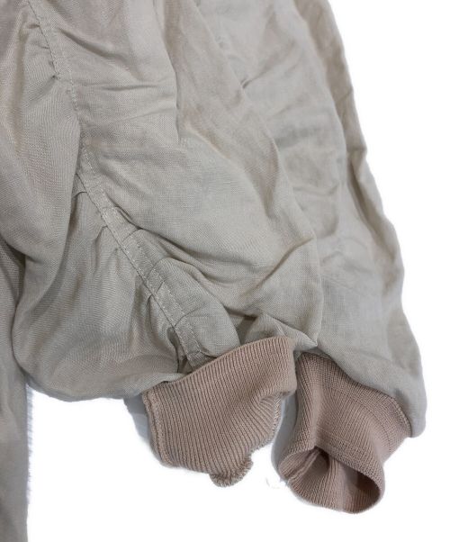 TODAYFUL（トゥデイフル）TODAYFUL (トゥデイフル) Gather Long MA-1 ベージュ サイズ:36の古着・服飾アイテム