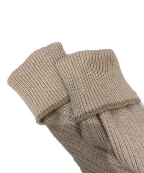 CLANE（クラネ）CLANE (クラネ) ダブルフェイスラインニット ベージュ サイズ:1の古着・服飾アイテム