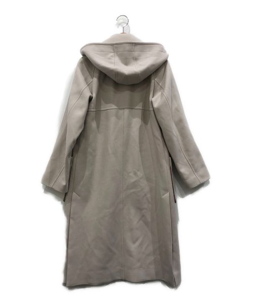 PUBLIC TOKYO（パブリックトウキョウ）PUBLIC TOKYO (パブリックトウキョウ) メルトンフードウールコート アイボリー サイズ:01の古着・服飾アイテム