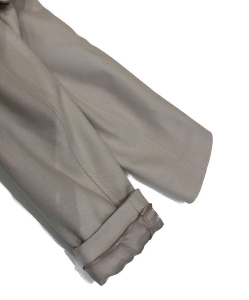 PUBLIC TOKYO（パブリックトウキョウ）PUBLIC TOKYO (パブリックトウキョウ) メルトンフードウールコート アイボリー サイズ:01の古着・服飾アイテム