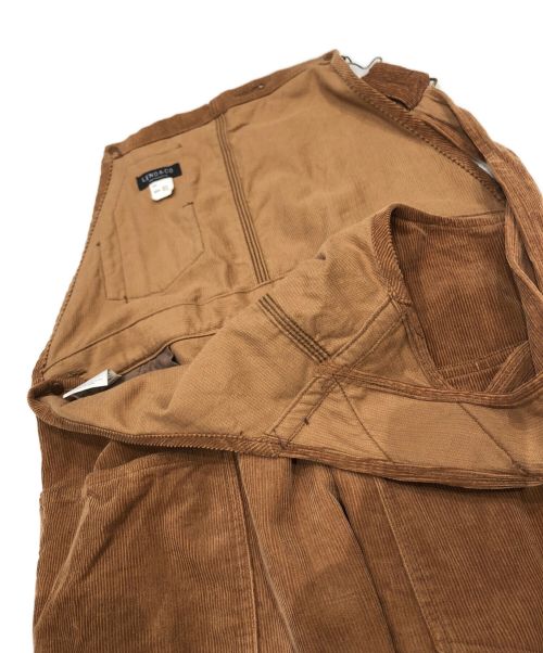 leno（リノ）leno (リノ) オーバーオール ブラウン サイズ:01の古着・服飾アイテム