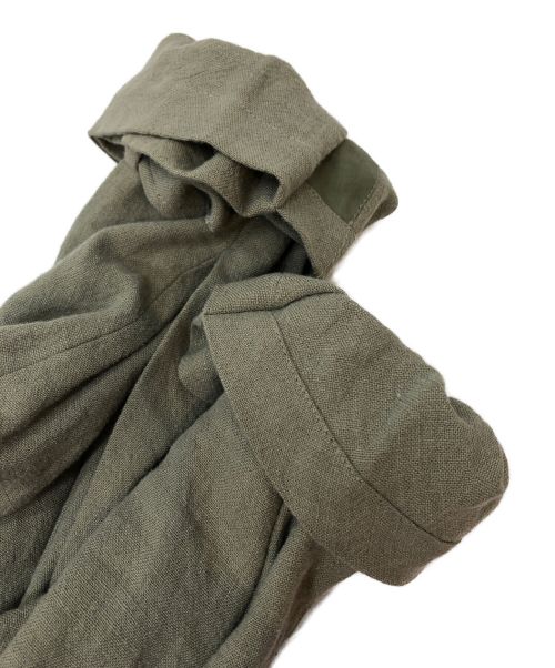 DRESSLAVE（ドレスレイブ）DRESSLAVE (ドレスレイブ) リネンビッグコート カーキ サイズ:38の古着・服飾アイテム