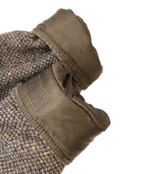WOOLRICH（ウールリッチ）WOOLRICH (ウールリッチ) tweed cruiser jacket ブラウン サイズ:XLの古着・服飾アイテム
