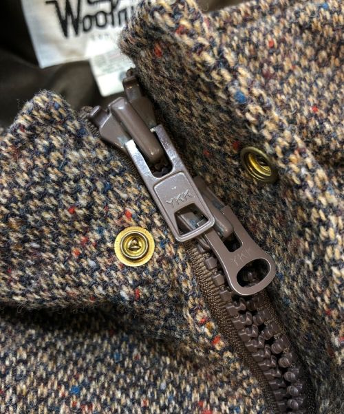 WOOLRICH（ウールリッチ）WOOLRICH (ウールリッチ) tweed cruiser jacket ブラウン サイズ:XLの古着・服飾アイテム