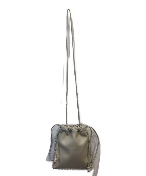 VASIC（ヴァジック）VASIC (ヴァジック) VASIC Wells Mini Mini 2way巾着ショルダーバッグ ベージュの古着・服飾アイテム