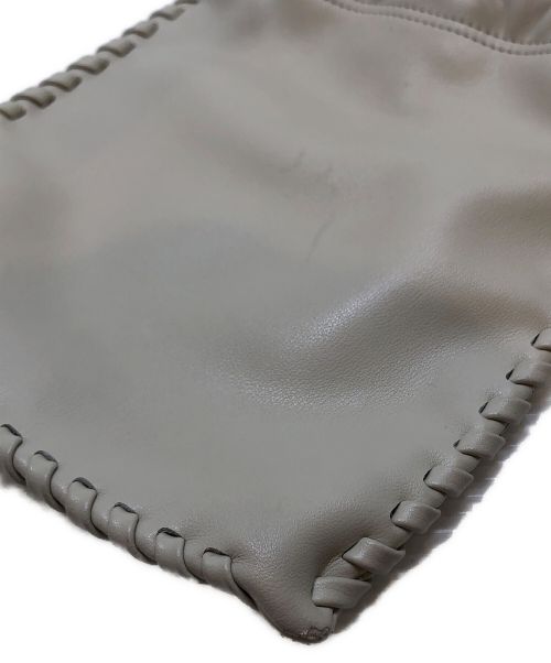 VASIC（ヴァジック）VASIC (ヴァジック) VASIC Wells Mini Mini 2way巾着ショルダーバッグ ベージュの古着・服飾アイテム