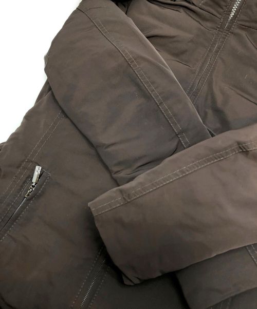 MONCLER（モンクレール）MONCLER (モンクレール) ダウンコート/ピューテリー ハリケーン ブラウン サイズ:00の古着・服飾アイテム