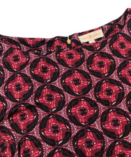 TORY BURCH（トリーバーチ）TORY BURCH (トリーバーチ) 総柄レーヨンワンピース マルチカラー サイズ:Sの古着・服飾アイテム